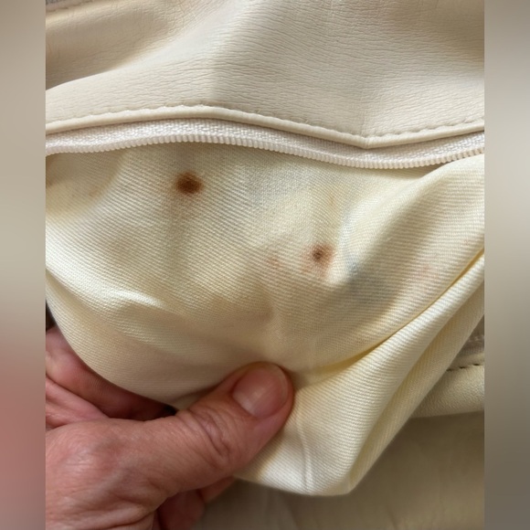 Marco Avane NWT genuine leather off white shoulder purse - Picture 14 of 14